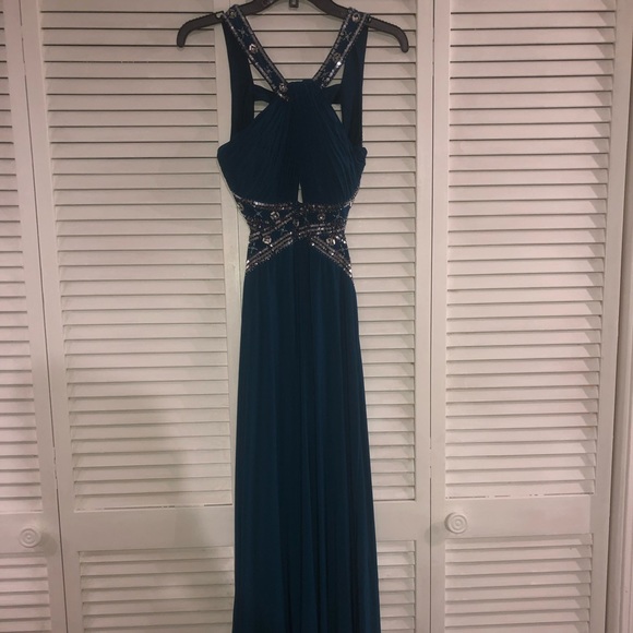 Blue Prom Dress - Picture 1 of 8